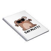 Carnet Dire Mutt Drôle Chien Cool Pun  (Côté Droit)
