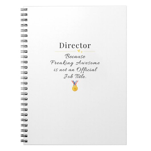 Carnet Directeur (Devant)