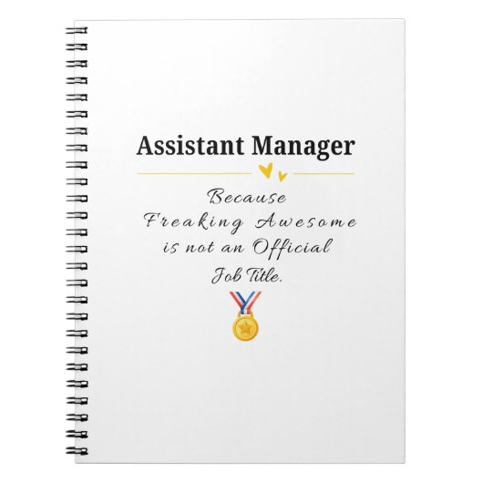 Carnet Directeur adjoint (Devant)