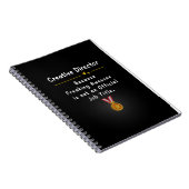 Carnet Directeur de création titre de poste drôle (Côté Droit)