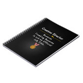 Carnet Directeur de création titre de poste drôle (Côté gauche)