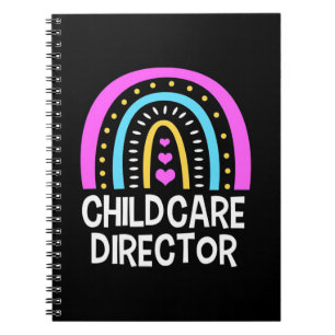 Carnet Directeur de garderie d'enfants enseignant