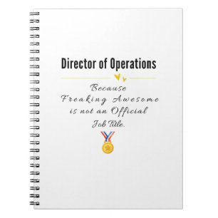 Carnet Directeur des opérations