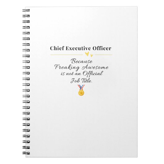 Carnet Directeur général (Devant)