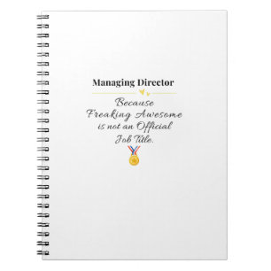 Carnet Directeur général