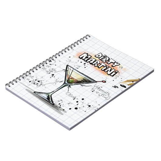 Carnet Dirty Martini (Côté gauche)