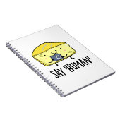 Carnet Dis Humain Photographe Drôle Fromage Blague (Côté Droit)