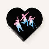 Carnet disabled trans design on heart shaped (Devant)