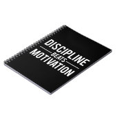 Carnet Discipline bat Motivation - Inspiration (Côté gauche)
