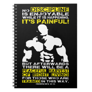 Carnet DISCIPLINE - Exercice de musculation Motivation