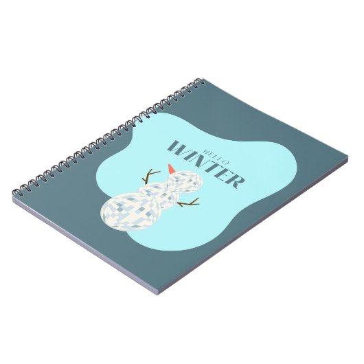 Carnet Discoball Snowman (Côté gauche)