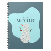 Carnet Discoball Snowman (Devant)