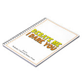 Carnet Discours et débat amusant Équipe sur mesure École (Côté gauche)