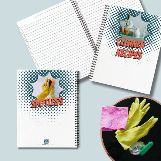 Carnet Discours promotionnel Bubble Design Cleaner Recett