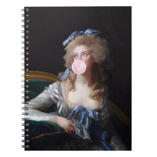 Carnet Discrète au bubble gum rose (Devant)