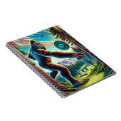 Carnet Disk Golf Bigfoot dans les bois (Côté Droit)