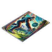Carnet Disk Golf Bigfoot dans les bois (Côté gauche)