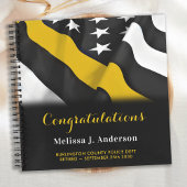 Carnet Dispatcher Retraite Thin Gold Line Party Invité