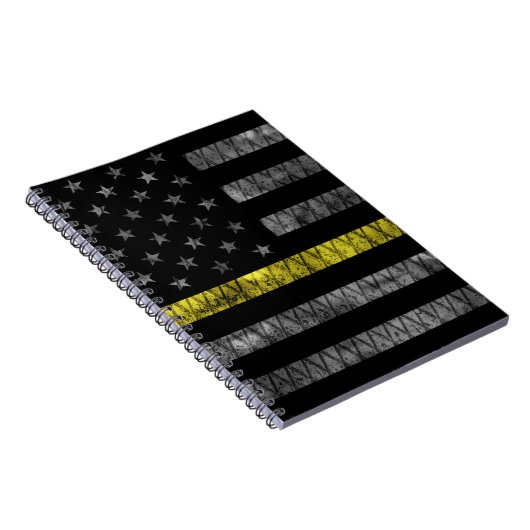 Carnet Dispatcher Thin Yellow Line Flag (Côté Droit)