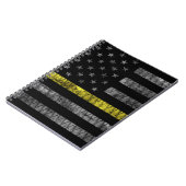 Carnet Dispatcher Thin Yellow Line Flag (Côté gauche)