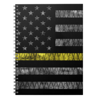 Carnet Dispatcher Thin Yellow Line Flag