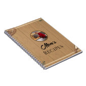 Carnet Disposition de recette de cuisine rustique de mama (Côté Droit)