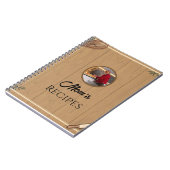 Carnet Disposition de recette de cuisine rustique de mama (Côté gauche)