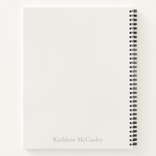 Carnet Disposition lettre d'amour (Dos)