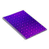 Carnet Disposition violet clair avec lignes, rectangle. b (Côté Droit)