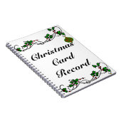 Carnet Disque de carte de Noël (Côté Droit)