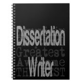 Carnet Dissertation Writer Extraordinaire CUSTOM (Devant)