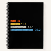 Carnet Distances de course I - 5K 10K 13,1 26,2 Marathoni (Devant)