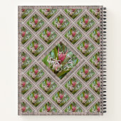 Carnet distinctif avec lentilles d'araignée rose (Dos)