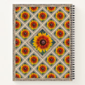 Carnet distinctif avec les tournesols de Susie (Dos)