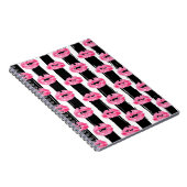 Carnet Distributeur de rouge à lèvres Rose Lèvres Baiser  (Côté Droit)