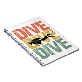 Carnet Dive Dive Dive - Plongée sous-marine plongée (Côté Droit)