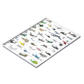 Carnet Divers avions colorés et hélicoptères (Côté gauche)