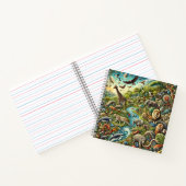 Carnet Diverse Animals & Lush Ecosystem Design (Intérieur)