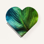 Carnet Diverses nuances de vert (Devant)