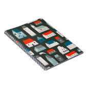 Carnet Diverses petites maisons minuscules. Style coupé e (Côté Droit)