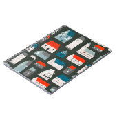 Carnet Diverses petites maisons minuscules. Style coupé e (Côté gauche)