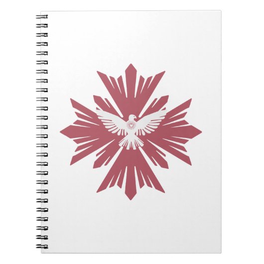 Carnet Divine colombe de paix (Devant)