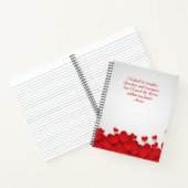 Carnet Divine dans mon coeur amour et citation spirituell (Intérieur)