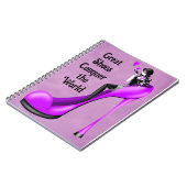Carnet Divinité de la mode en talons aiguilles (Côté gauche)