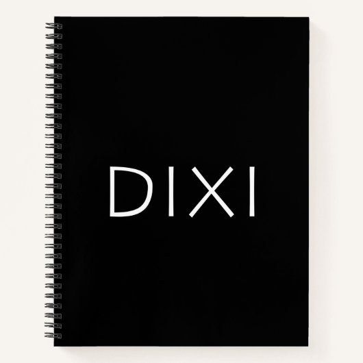 Carnet Dixi (Devant)