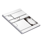 Carnet  DIY Manga Comic Strip – Blank Panel with Japanes (Côté Droit)