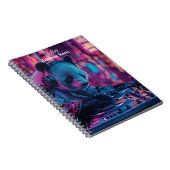 Carnet DJ Panda avec écouteurs (Côté Droit)