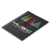 Carnet DJ Techno Therapy Music Equalizer (Côté gauche)