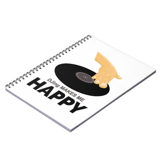 Carnet DJing Me Rend Heureux (Côté gauche)