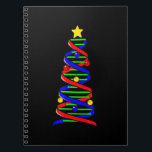 Carnet DNA Helix Christmas Tree Life Science Biologie<br><div class="desc">DNA Helix Christmas Tree Life Science Biologie</div>